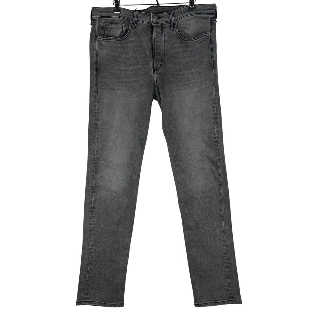 Rag & Bone Fit 2 Slim Jeans Mens 36 Greyson Grey Button Fly Denim MED19F1223I6GR